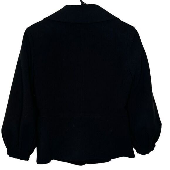 CAbi Abbott Jacket Brass Button Billow Sleeve 3027 size 2 - Picture 3 of 7